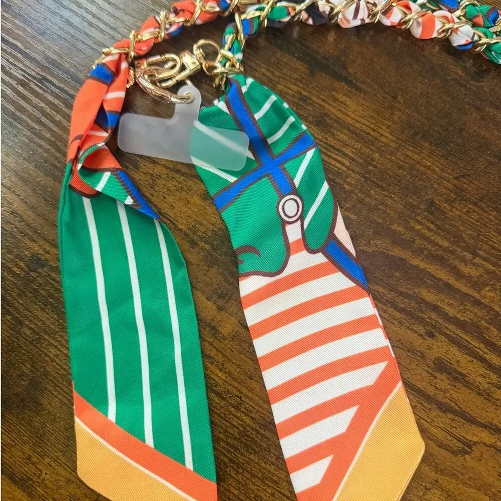 Scarf Chain Strap for Purse or Phone